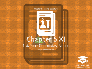 11 Class Chemistry Chapter 5 Notes