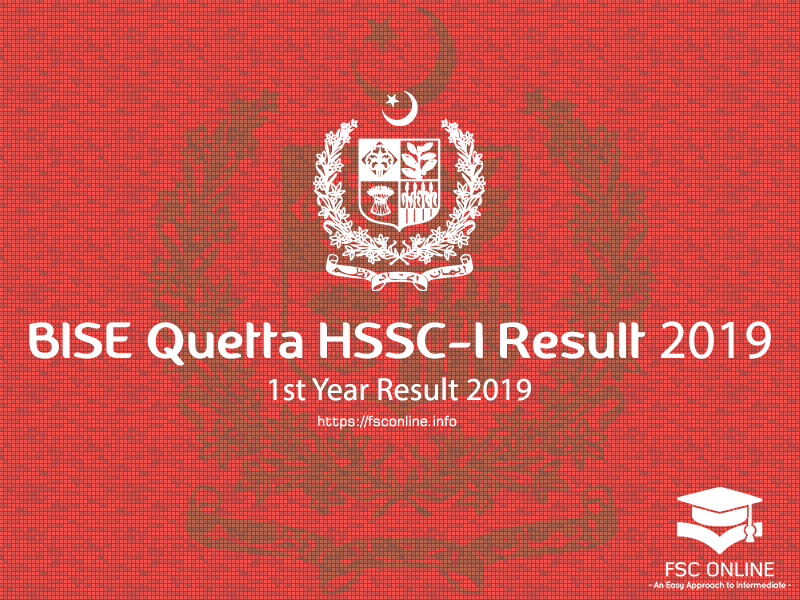 Quetta Board 1st Year Result 2019 | BISE Quetta BISE Quetta HSSC-I Result 2019