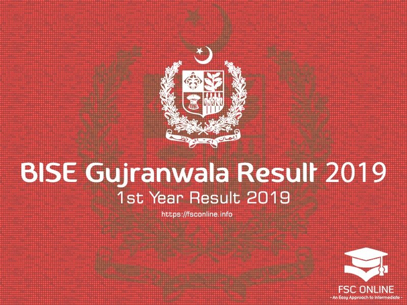 Gujranwala Board 1st Year Result 2019 | BISE Gujranwala