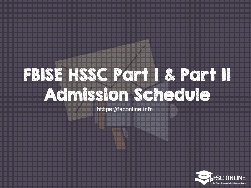 Federal Board (FBISE) HSSC Annual Examination Admission Schedule 2020 FBISE HSSC ANNUAL EXAMINATION 2020