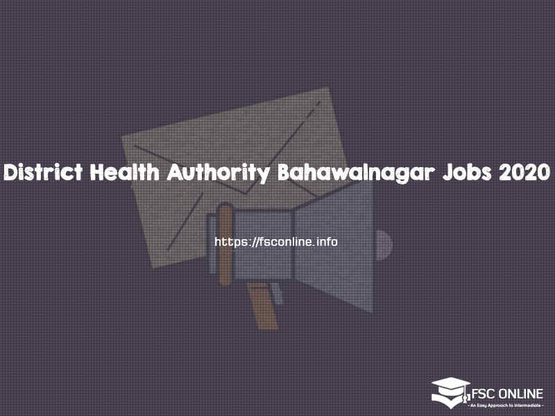 District Health Authority Bahawalnagar Latest Jobs 2020 District Health Authority Bahawalnagar Jobs 2020