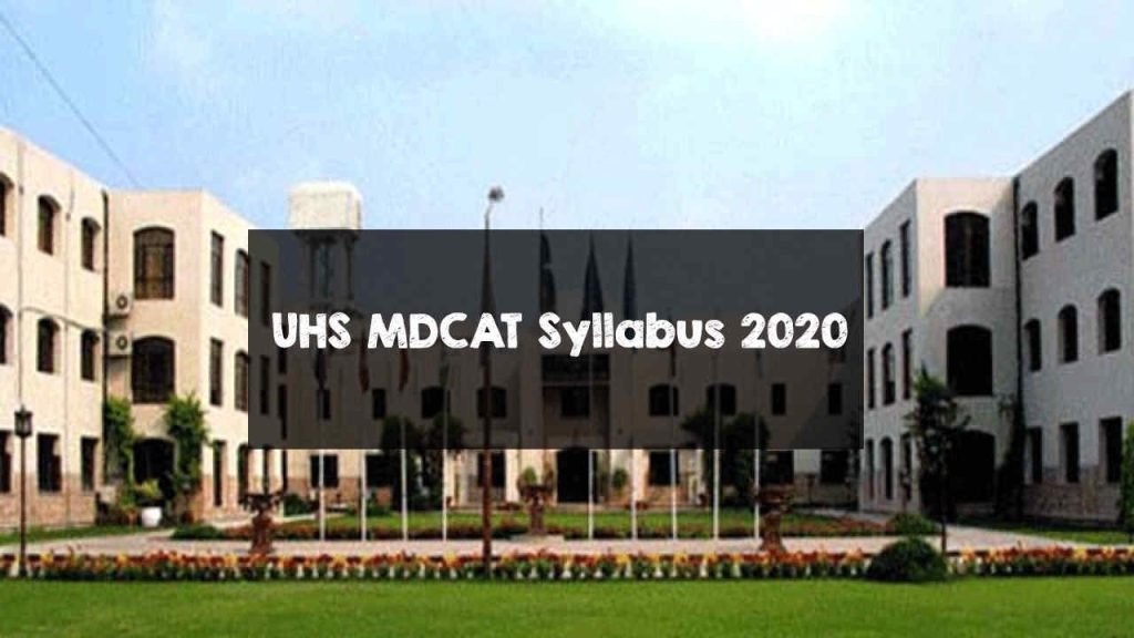UHS MDCAT Syllabus 2020