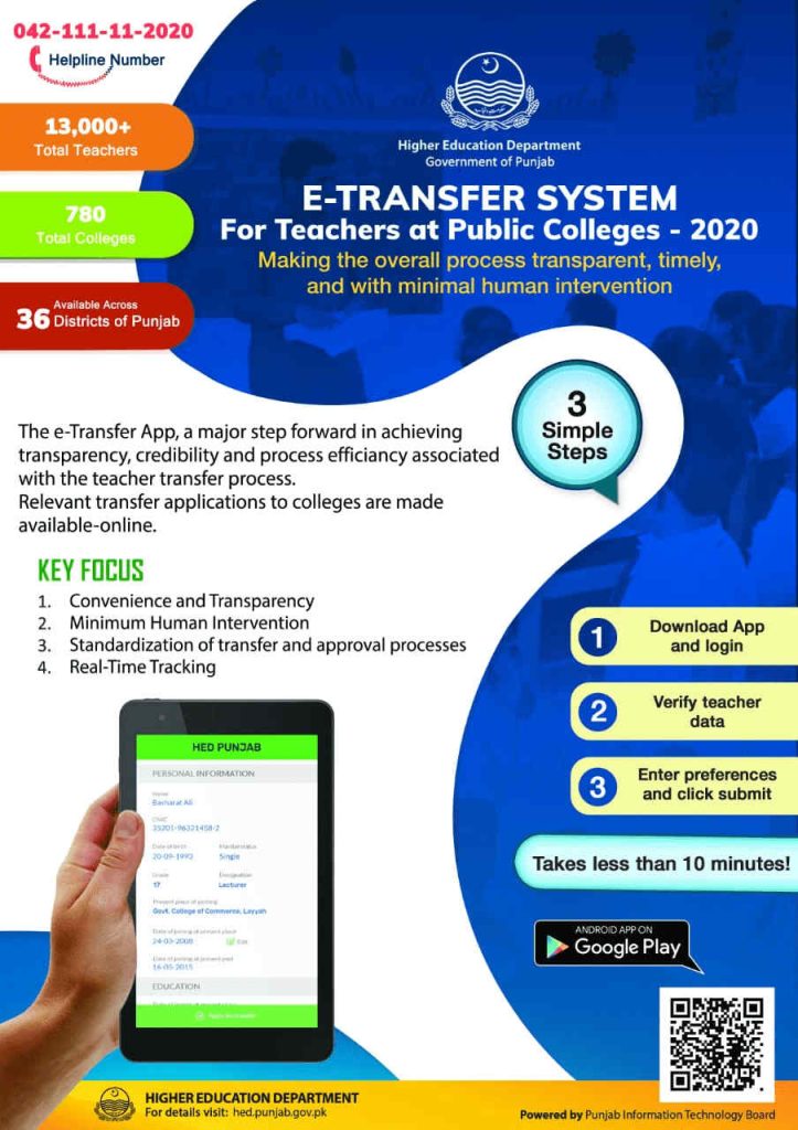 E-Transfer Policy Phase-II