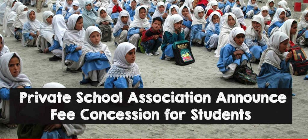 Private School Association Announce Fee Concession for Students