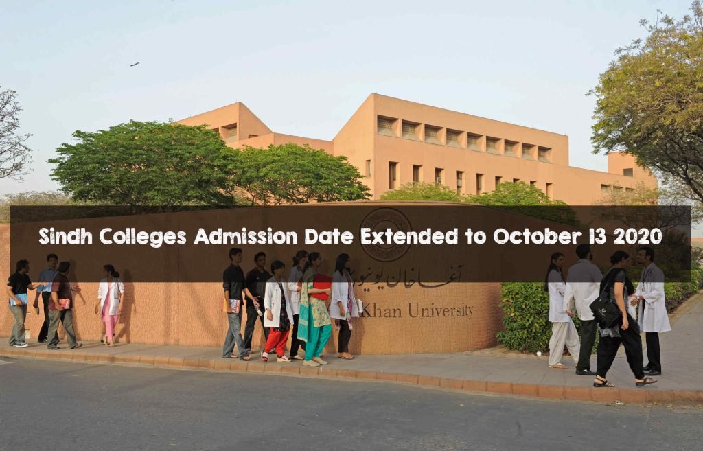 Sindh Colleges Admission Date Extended to October 13 2020