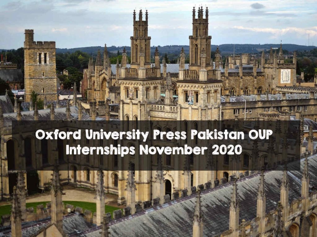 Oxford University Press Pakistan OUP Internships November 2020