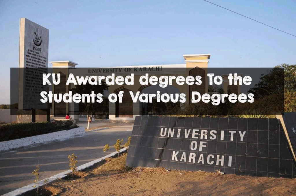 KU Awarded degrees To the Students of Various Degrees