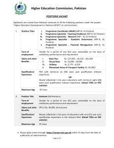 HEC Jobs 2021