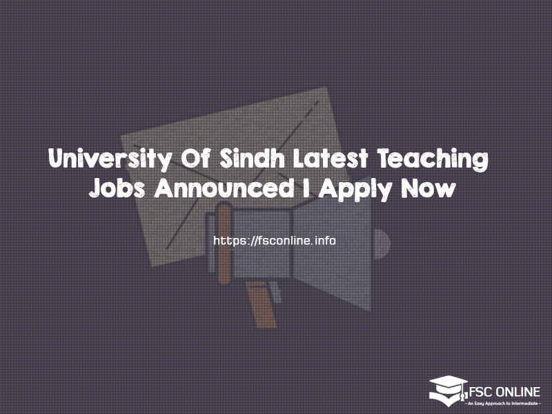 University Of Sindh Latest Teaching Jobs Announced | Apply Now University Of Sindh Latest Teaching Jobs Announced | Apply Now