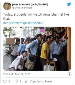 Cancel exam 2021 3
