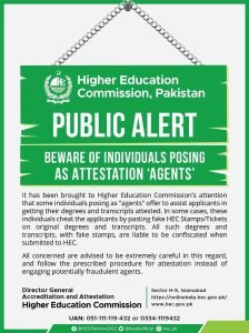 HEC Issued a Public Alert Against the Candidates Asking Themselves Attestation Agents