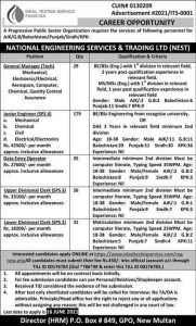 National Engineering Services & Trading LTD (NEST) Latest Jobs 2021