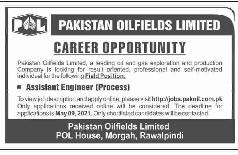 Pakistan Oilfields Ltd Latest May Jobs 2021 Announced | Apply Now Pakistan Oilfields Ltd Latest May Jobs 2021 Announced | Apply Now