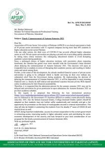 Private Universities Asked to Start Autumn 2021 Semester on Time