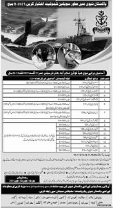 Join Pak Navy as Civilian Batch B-2021 | Apply Now