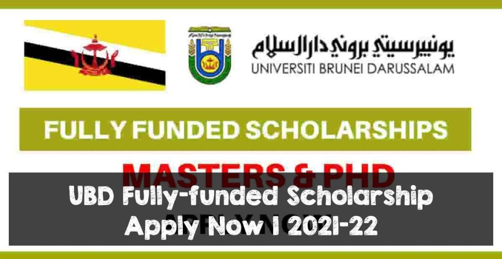 UBD Fully-funded Scholarship 2021-22 | Apply Now