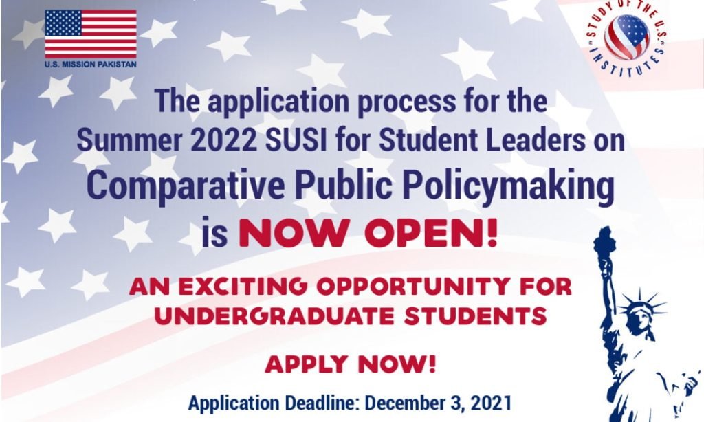 SUSI Fully-Funded Exchange program 2022 In USA