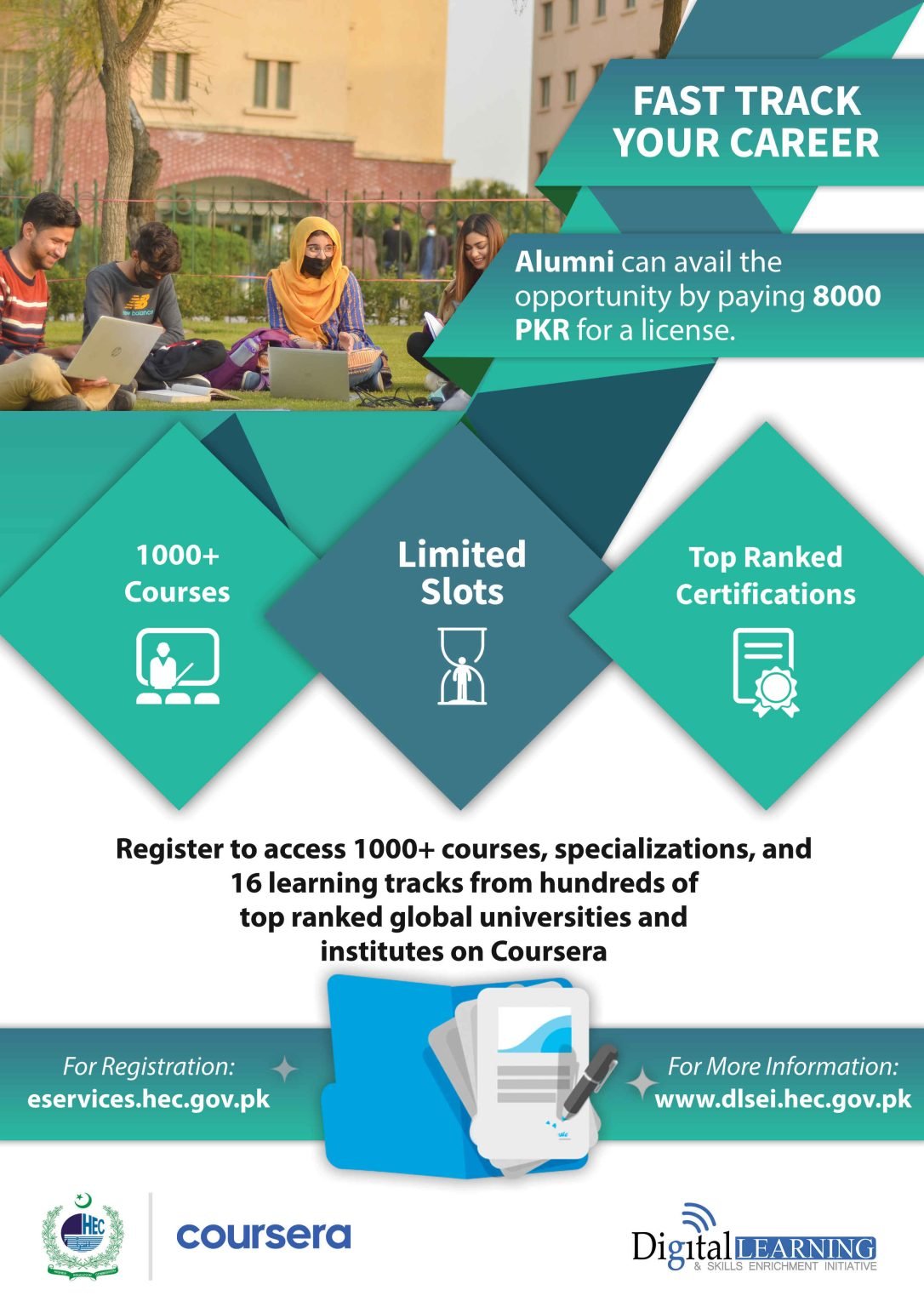 DLSEI Offers Online Courses to the Alumni of HEC Recognized Universities