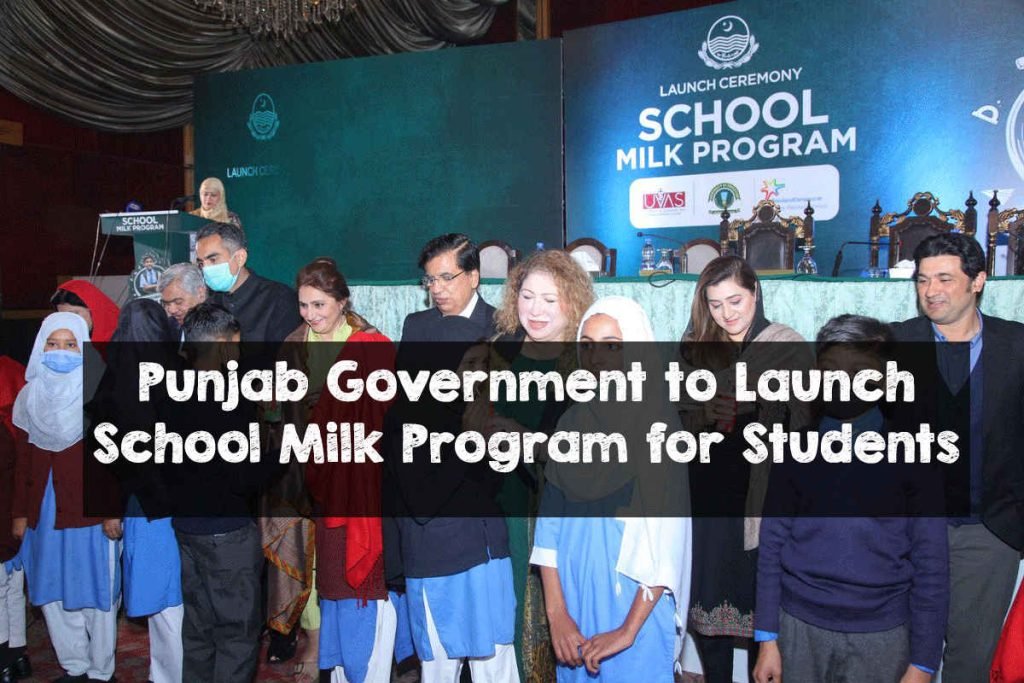 Punjab Government to Launch School Milk Program for Students