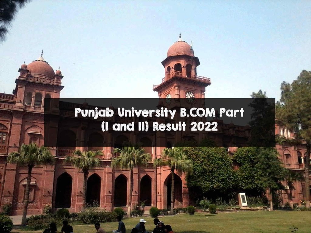 Punjab University B.COM Part (I and II) Result 2022