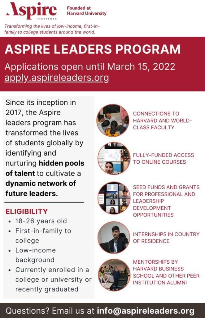 HEC Announced Registration for Aspire Leadership Program 2022 HEC Announced Registration for Aspire Leadership Program 2022