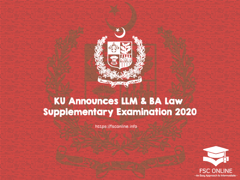 KU Announces LLM & BA Law Supplementary Examination 2020 KU Announces LLM & BA Law Supplementary Examination 2020