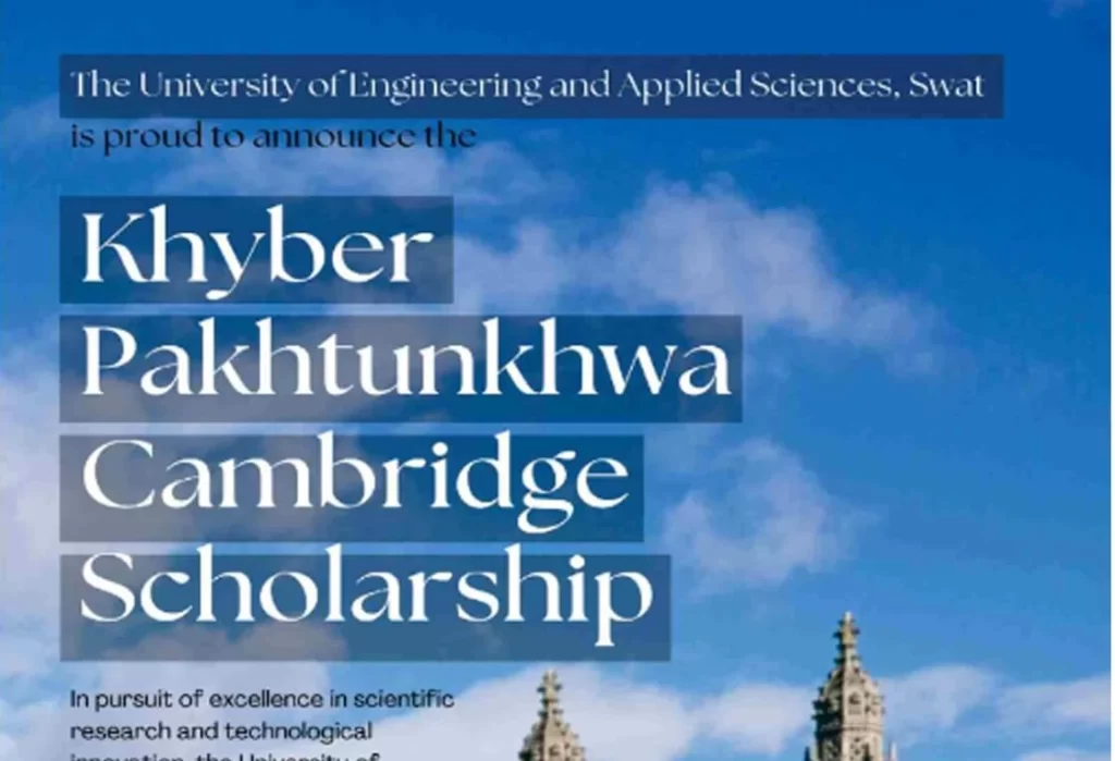 Khyber Pakhtunkhwa Cambridge Scholarship Program 2022