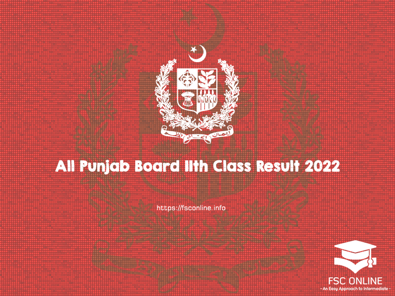 All Punjab Board 11th Class (1st Year) Result 2022 All Punjab Board 11th Class Result 2022