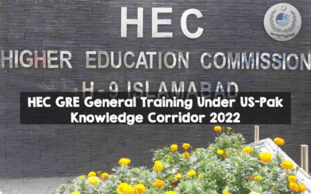 HEC GRE General Training Under US-Pak Knowledge Corridor 2022