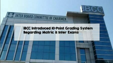 IBCC Introduced 10-Point Grading System Regarding Matric & Inter Exams