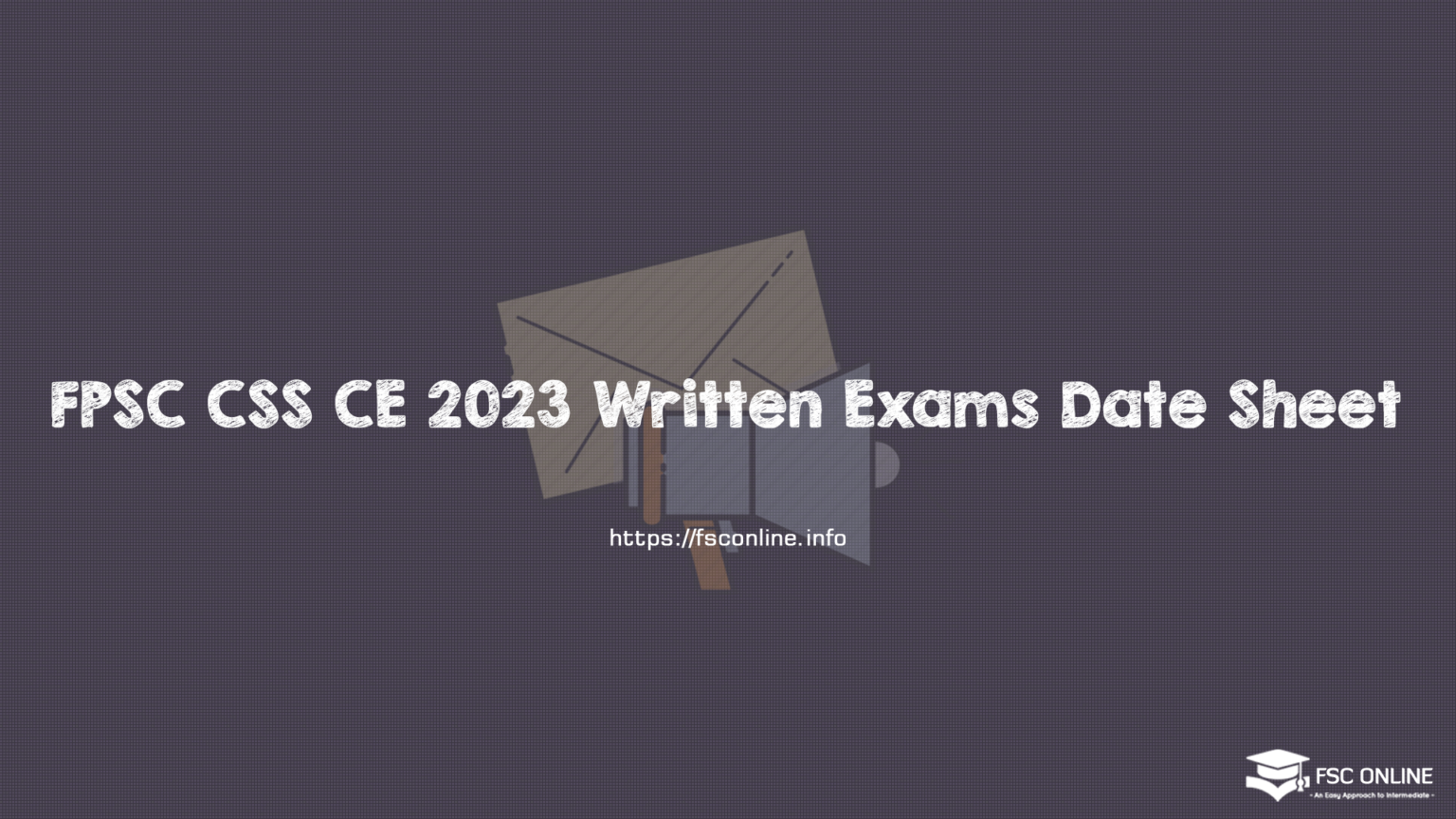CSS 2023 Written Exams Date Sheet