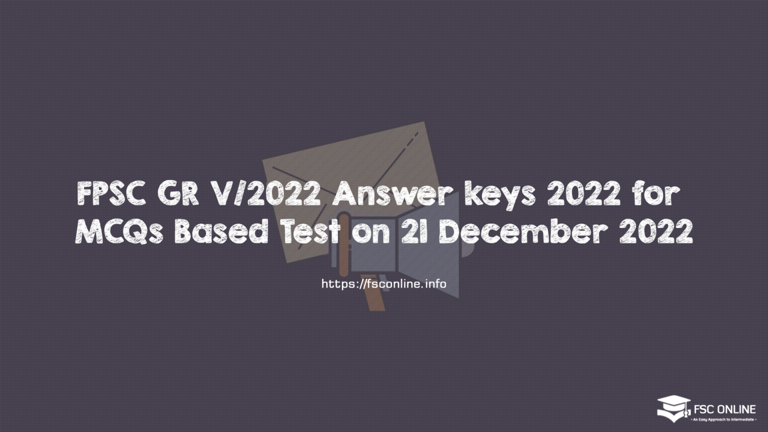 FPSC GR Phase V 2022 Tests on 21 December 2022