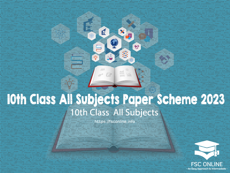 10th Class All Subjects Paper Scheme 2023