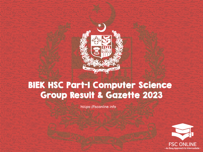 BIEK HSC Part-I Computer Science Result