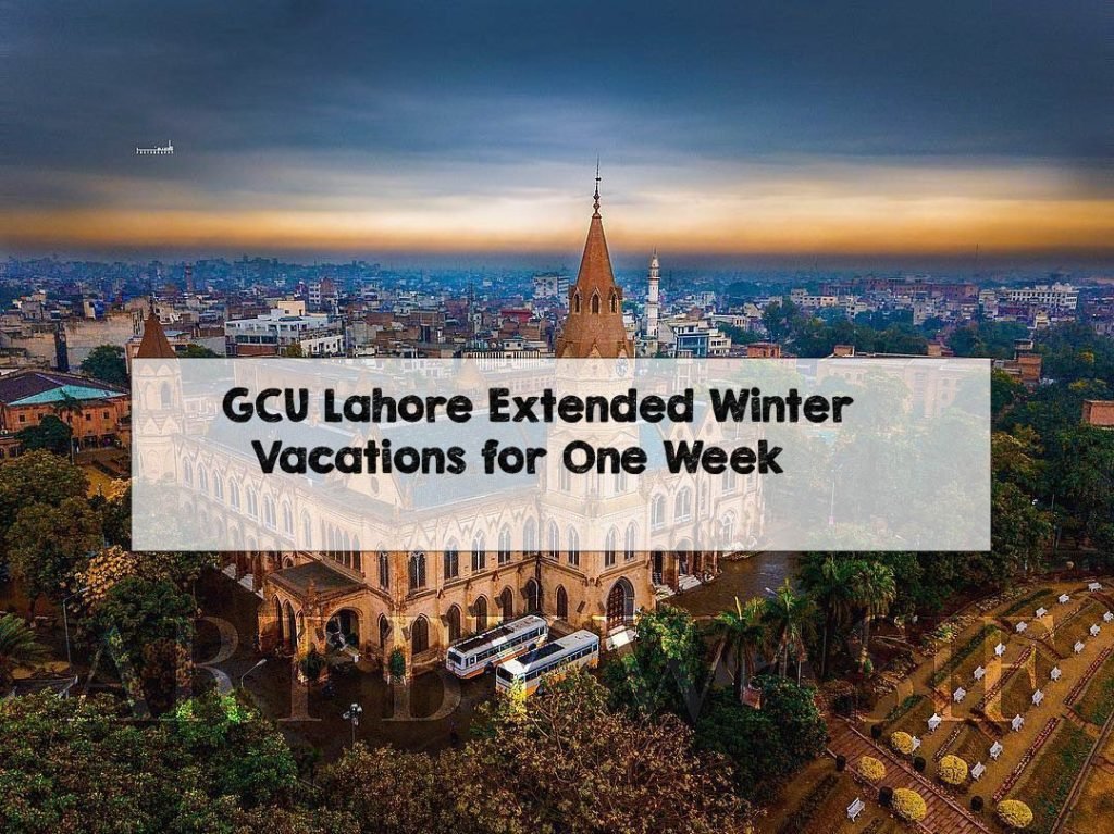 GCU Lahore Extended Winter Vacations for One Week