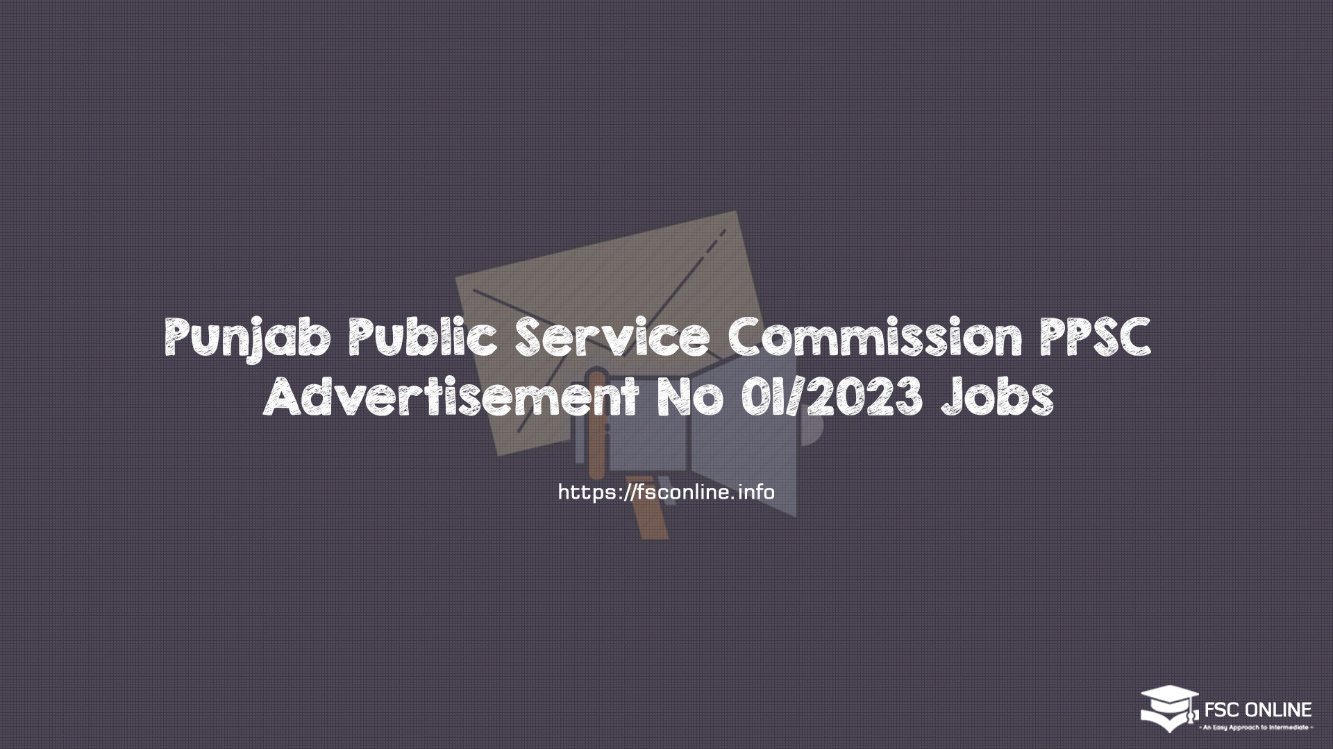 Punjab Public Service Commission PPSC Advertisement No 01/2023 Jobs