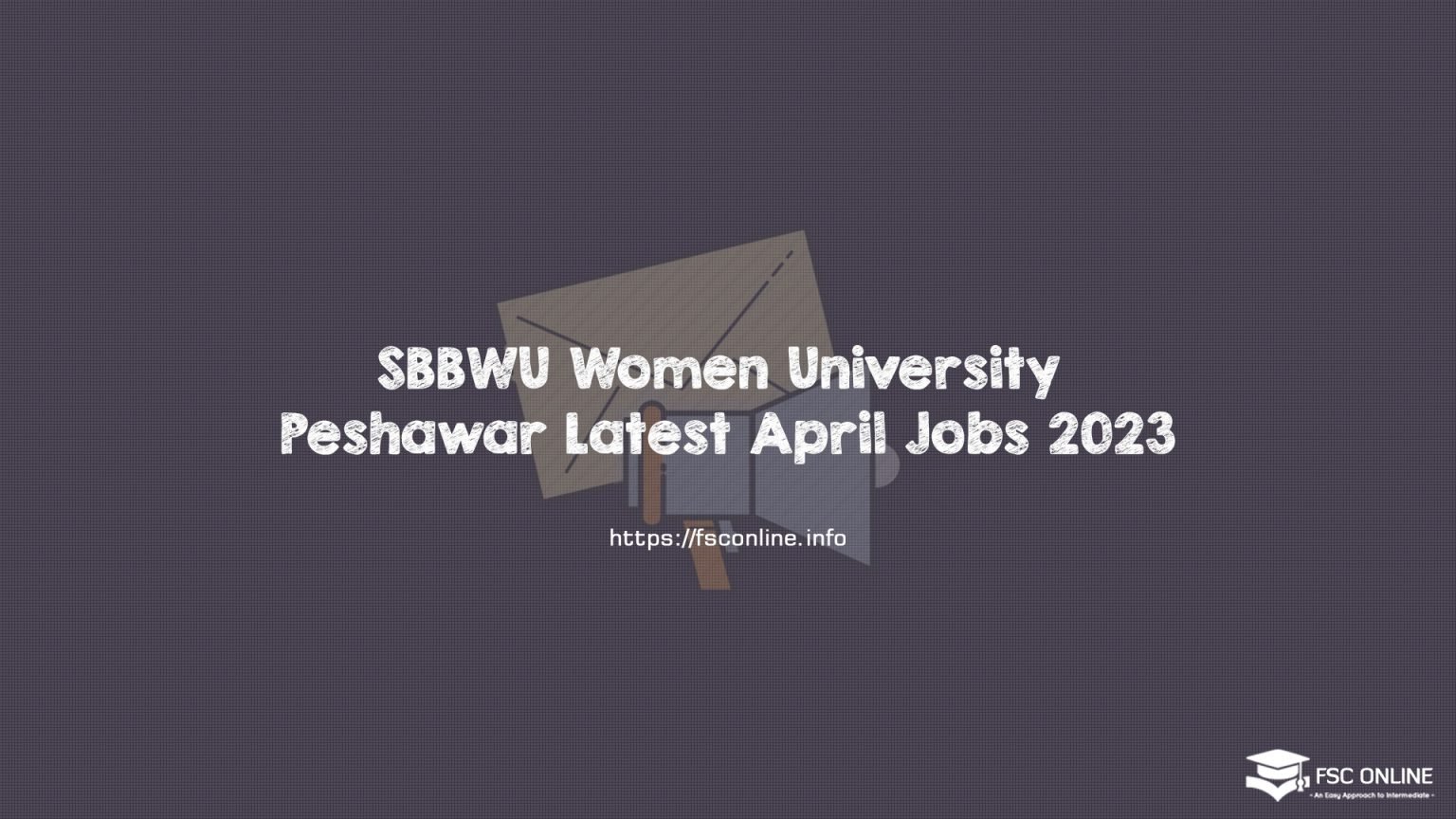 SBBWU Women University Peshawar Latest April Jobs 2023