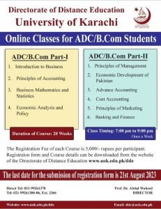 KU Announces Online BA/MA & B.COM Degree Programs 2023