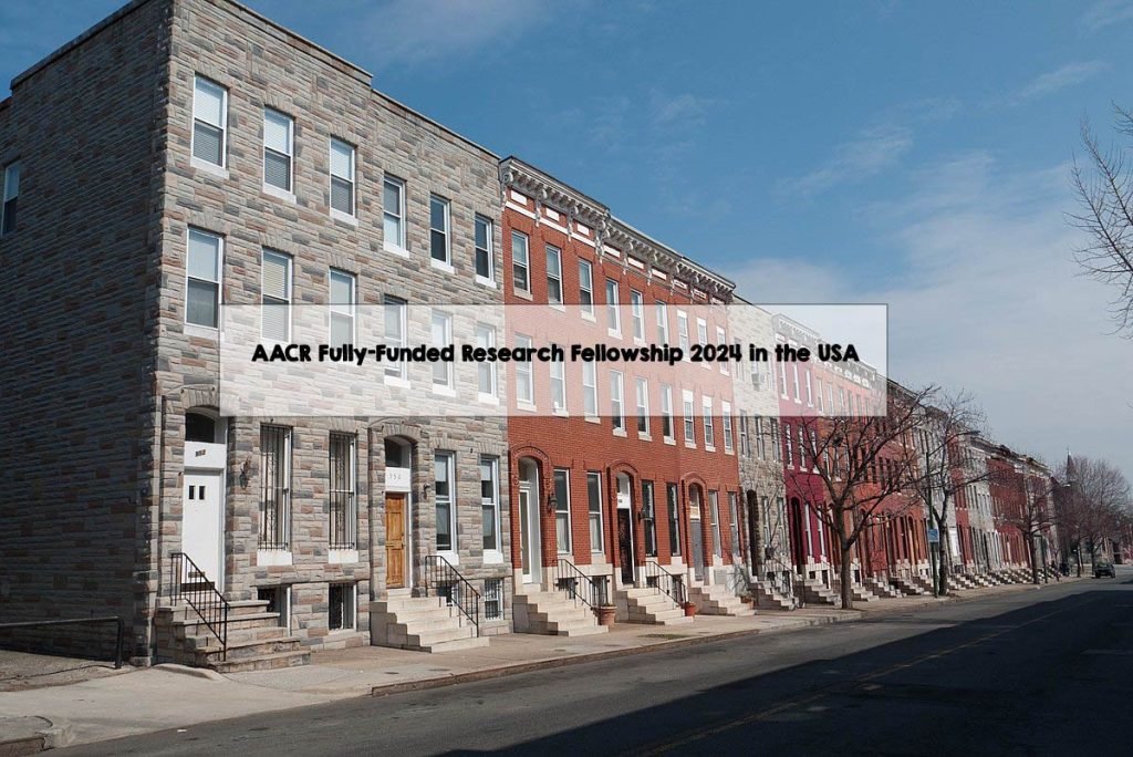 AACR Fully-Funded Research Fellowship 2024 in the USA