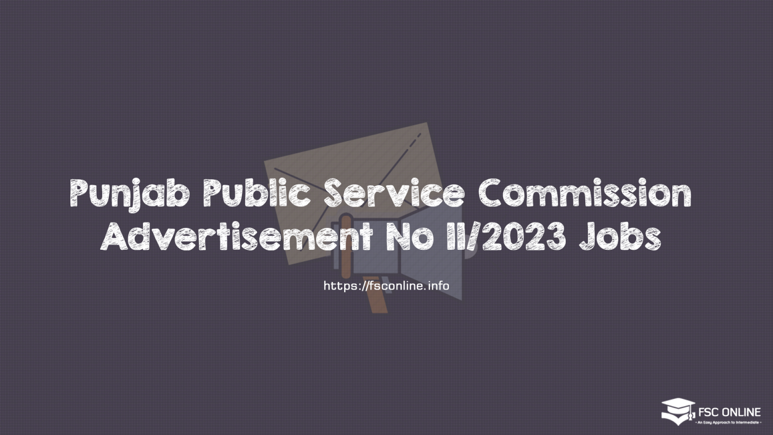 Punjab Public Service Commission Advertisement No 11/2023 Jobs 