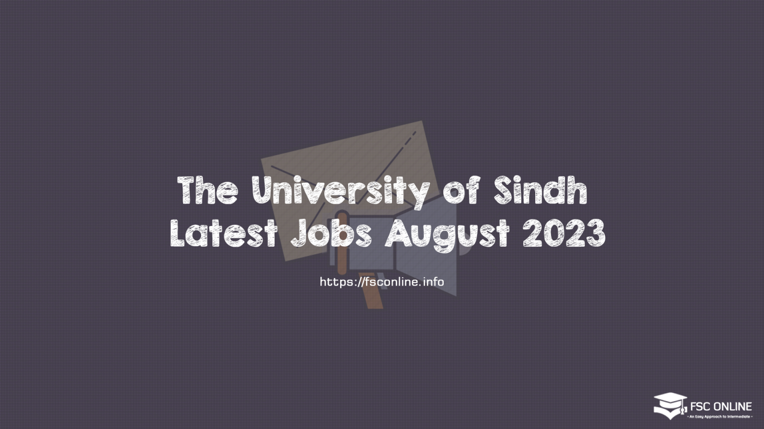 The University of Sindh Latest Jobs August 2023