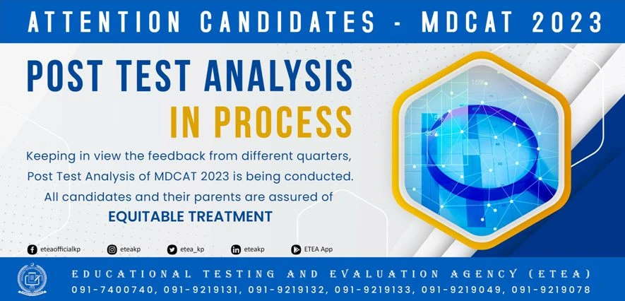 PMDC MDCAT Post-Exam Analysis 2023 PMDC MDCAT Post-Exam Analysis 2023