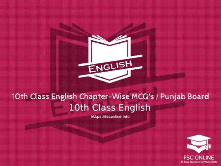 10th Class English Chapter-Wise MCQ's | Punjab Board